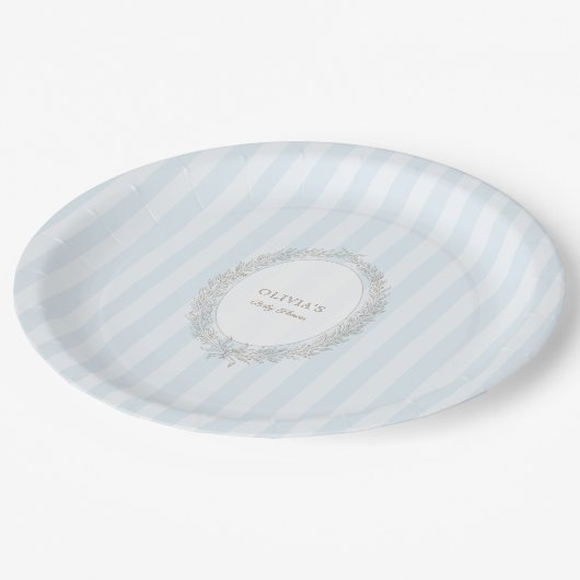 Laduree Franse Caffee Banketbakkerij Bonjour Bebe  Papieren Bordje (Gekanteld)