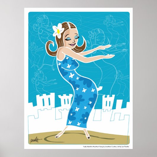 Lady Aberlin's MuuMuu Poster (Voorkant)