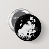 Lady Abigail Cat Button (Voorkant /achterkant)