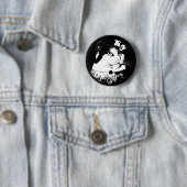 Lady Abigail Cat Button (In situ)