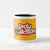 Lady Action-Mok Tweekleurige Koffiemok (Center)