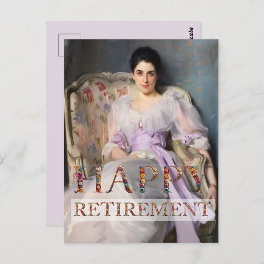 Lady Agnew van Lochnaw Happy Retirement Briefkaart (Voorkant / Achterkant)