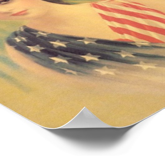 Lady America Poster (Hoek)