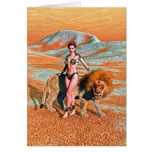 Lady and Lion (Voorkant)