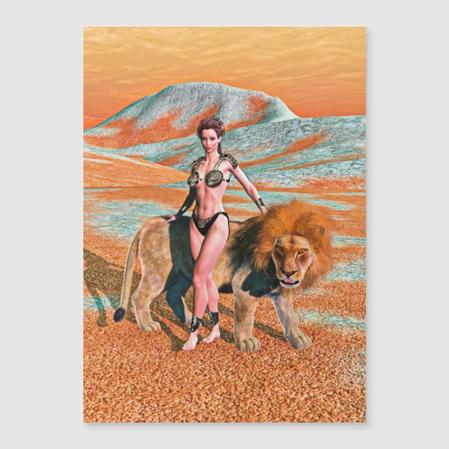 Lady and Lion (Voorkant)