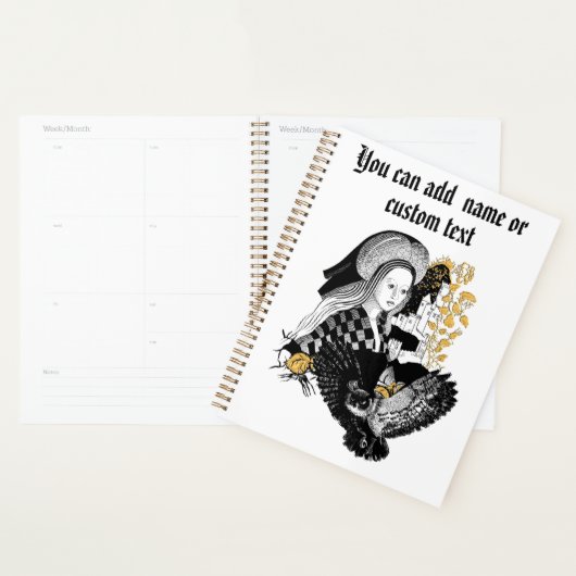 Lady and Night Owl Planner (Display)