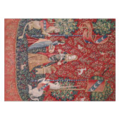 Lady and Unicorn Medieval Tapestry Smell Tafelkleed (Voorkant (Horizontaal))
