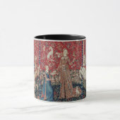 Lady and Unicorn Medieval Tapestry Taste Mok (Midden)