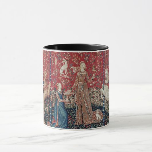 Lady and Unicorn Medieval Tapestry Taste Mok (Midden)