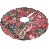 Lady and Unicorn Medieval Tapestry Touch Kerstboom Rok (Gekanteld)