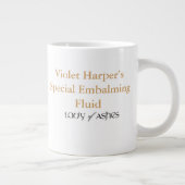 Lady Ashes Jumbo Mug - Embalming Fluid (Droite)