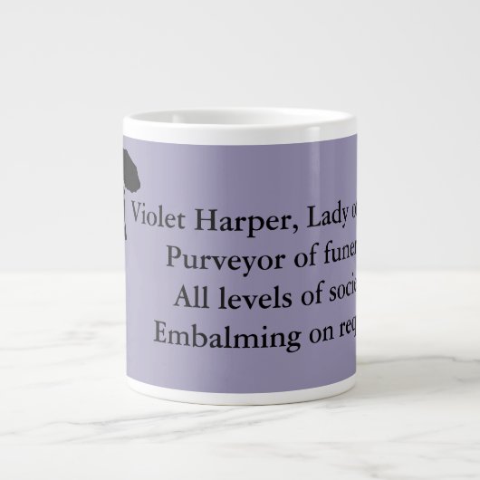 Lady Ashes, Jumbo Mug - Violet Harper (Devant)