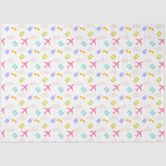 Lady Aviator Tissue Paper Tissuepapier (Voorkant)