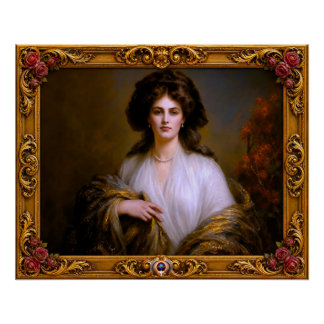 Lady Beatrice Butler door Ellis William Roberts Perfect Poster