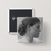 Lady Beatrice Thynne Vierkante Button 5,1 Cm (Voorkant /achterkant)