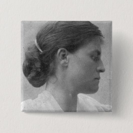 Lady Beatrice Thynne Vierkante Button 5,1 Cm (Voorkant)