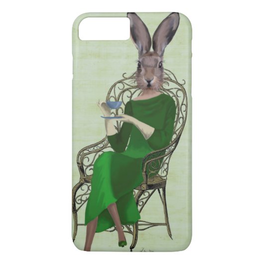 Lady Bella Rabbit met Tea 3 Case-Mate iPhone Case (Achterkant)