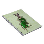Lady Bella Rabbit met Tea 4 Notitieboek (Rechterzijde)