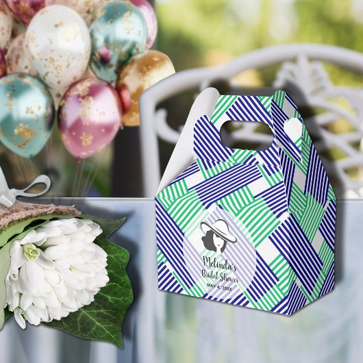 Lady Big Hoed Derby Bruiloft Feest Tentoonstelling Bedankdoosjes