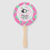 Lady Big Pet op Stripes Derby Handwaaier (Achterkant)