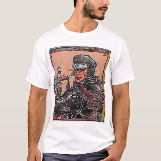 Lady Biker T-shirt (Voorkant)