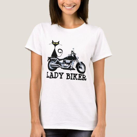 LADY BIKER, T-shirts CAT (Devant)