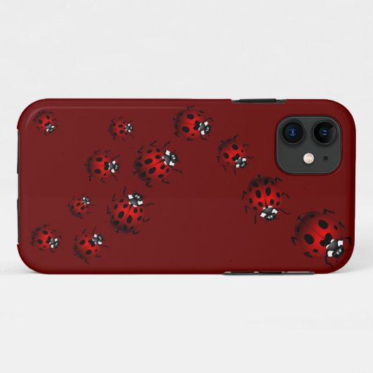 Lady Bird, Coque iphone de Ladybug (Dos (Horizontal))
