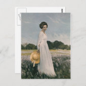 Lady Bird Johnson - Aaron Shikler (1978) Briefkaart (Voorkant / Achterkant)