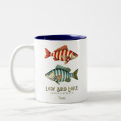 Lady Bird Lake Poisson nautique Texas Mug (Gauche)