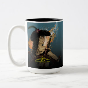 Lady Black Corsair Tweekleurige Koffiemok