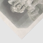 -Lady Black- en wittewhitepaper Tissuepapier (Detail)