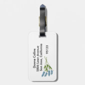 Lady Blue Bagagelabel (Achterkant verticaal)