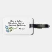 Lady Blue Bagagelabel (Achterkant horizontaal)