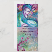 LADY BLUE MASK Elegant Masquerade Feest Programma (Voorkant)