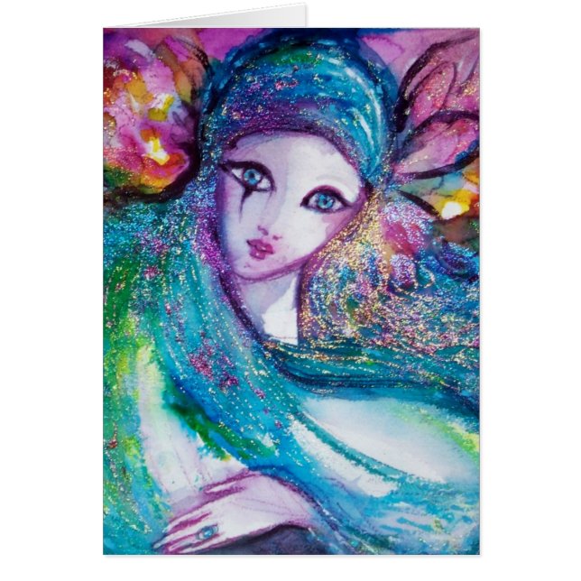 LADY BLUE MASK Venetian Masquerade Party (Devant)