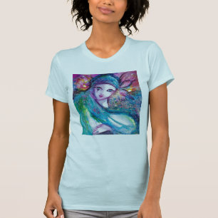 LADY BLUE MASK Venetian Masquerade Party T-shirt