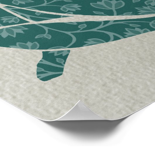 Lady Blue Matisse Revisité Imprimer Poster Papier (Coin)