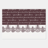 Lady boissons thé papier d'enveloppement feuille p (Devant 2)