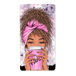 Lady Boss Life, Boss Babe Woman Briefkaart Gift La Etiket