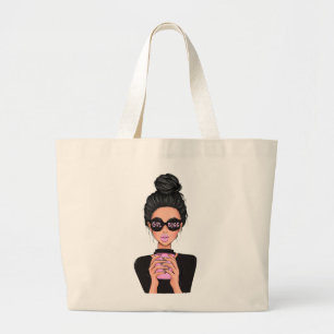 Lady Boss Life, Boss Babe Woman, Girl Boss Grote Tote Bag