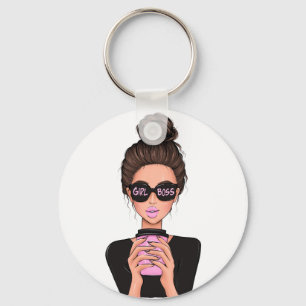 Lady Boss Life, Boss Babe Woman, Girl Boss T-Shirt Sleutelhanger