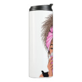 Lady Boss Life, Boss Babe Woman T-Shirt Grocery Ba Thermosbeker (Gedraaid links)