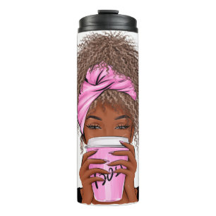 Lady Boss Life, Boss Babe Woman Two-Tone Coffee Mu Thermosbeker