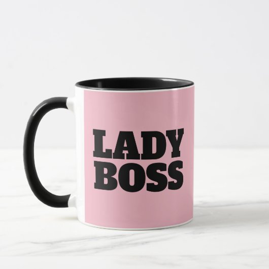 LADY BOSS PINK COFFEE MUGS MOK (Links)