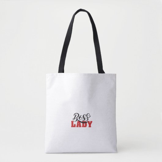 Lady Boss – Strong Confident Woman Design Draagtas (Voorkant)