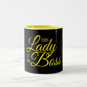 Lady BOSS Tweekleurige Koffiemok