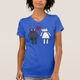  Lady Bots in Love T-shirt