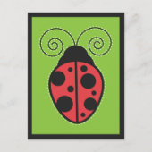 Lady Bug Briefkaart (Voorkant)