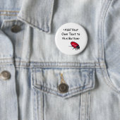 Lady Bug-Button Ronde Button 5,7 Cm (In situ)