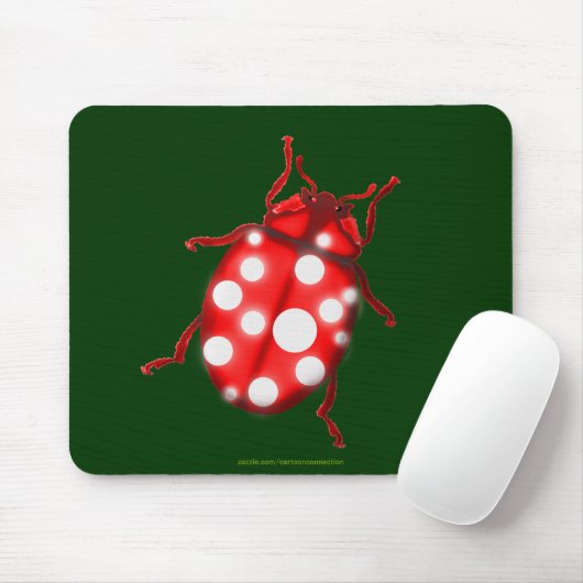Lady Bug-cadeautjes voor bugglovers en tuinmannen Muismat (Met muis)
